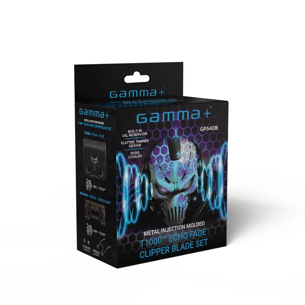 GAMMA + BLACK DLC T1000 ECHO FADE BLADE & SHALLOW 2.0 CUTTER