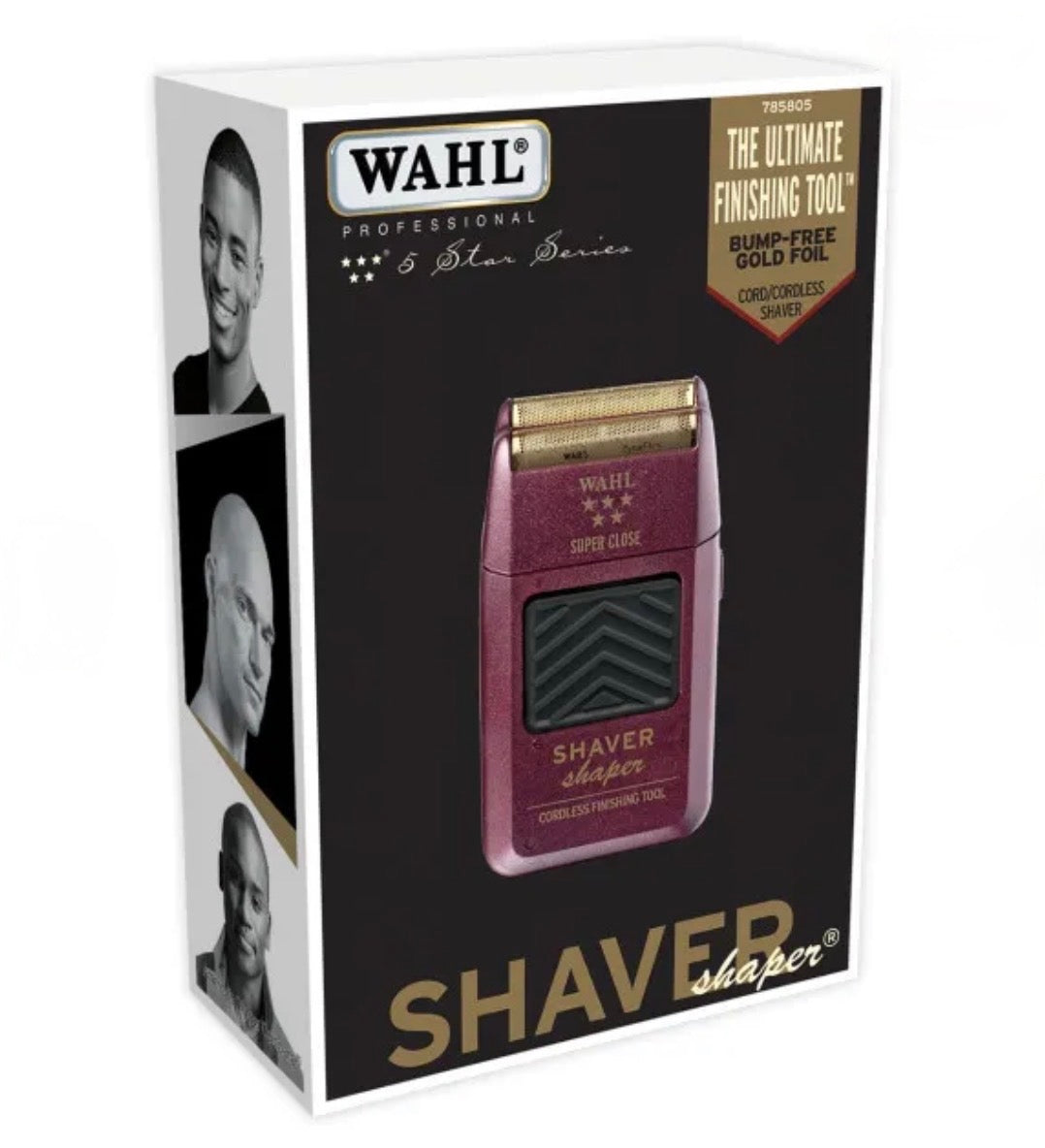 WAHL 5-Star Cord/Cordless Shaver/Shaper - Red