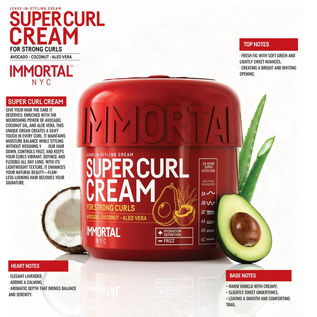Immortal Super Curl Cream New!!