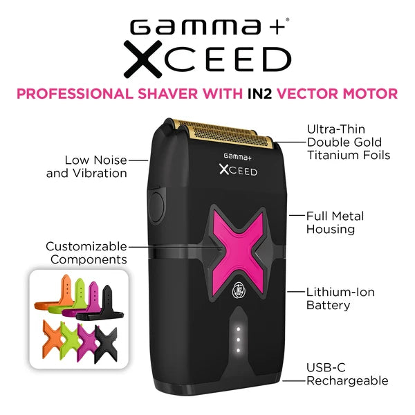 GAMMA + XCEED PROFESSIONAL FOIL SHAVER