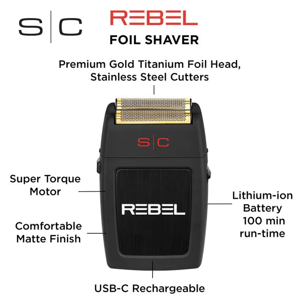 Style Craft REBEL PROFESSIONAL DOUBLE FOIL SHAVER