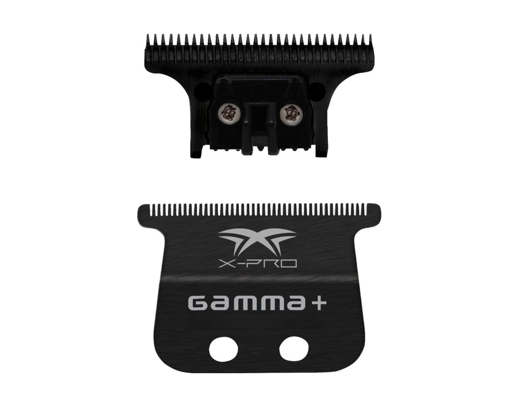 GAMMA+ REPLACEMENT FIXED BLACK DIAMOND X-PRO WIDE FIXED BLADE WITH BLACK DLC "THE ONE " CUTTER TRIMER BLADE SET