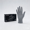 L3VEL3 NITRILE GLOVES LIQUID METAL 100CT