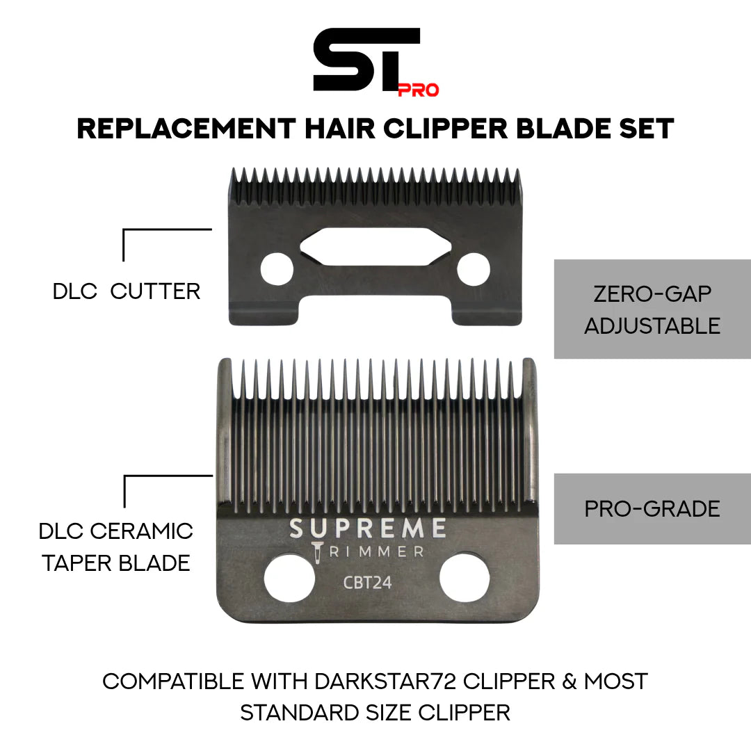 SUPREME TRIMMER Taper Blade For DarkStar Clipper - CBT24