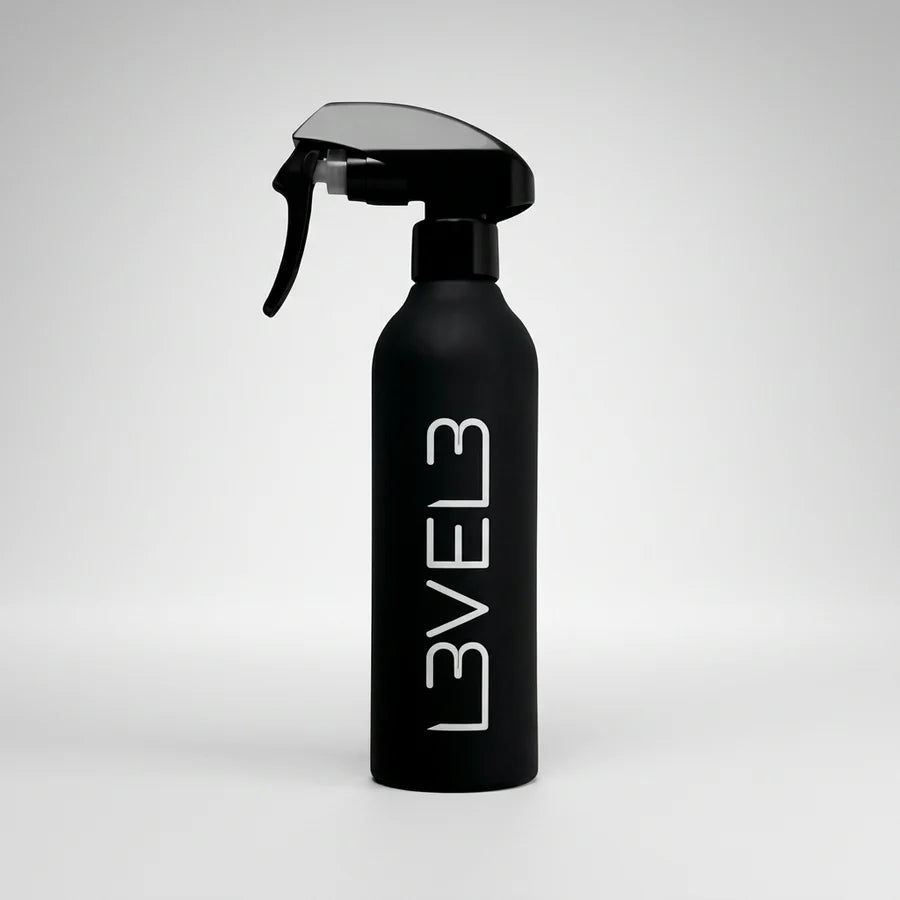 L3VEL3 RUBBERIZED WATER SPRAY BOTTLE