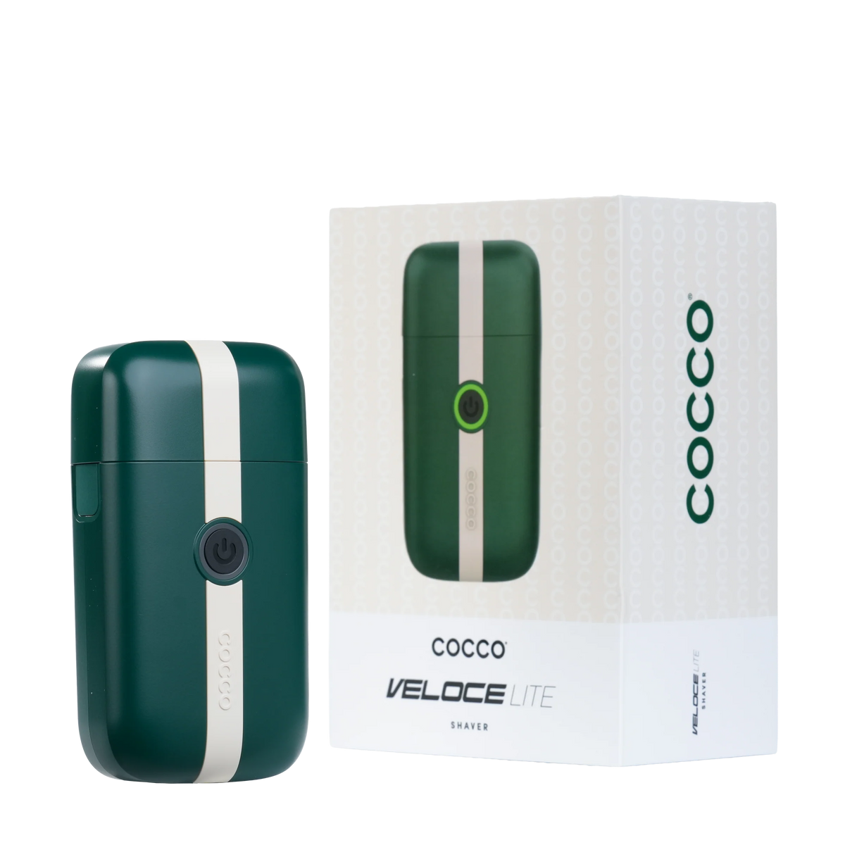 COCCO VELOCE LITE SHAVER (GREEN/WHITE STRIPE)