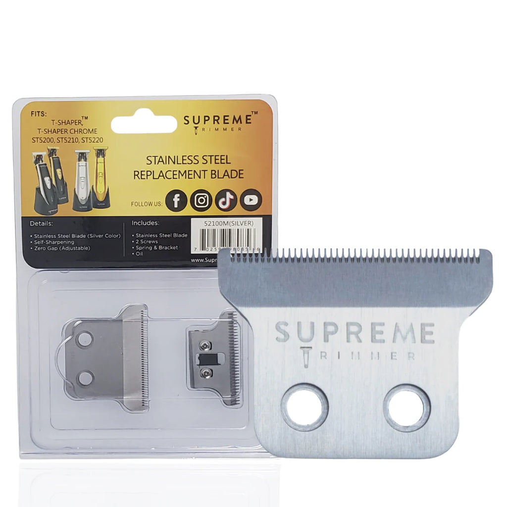 SUPREME TRIMMER Blade For T - Shaper Trimmer 52100(Silver)