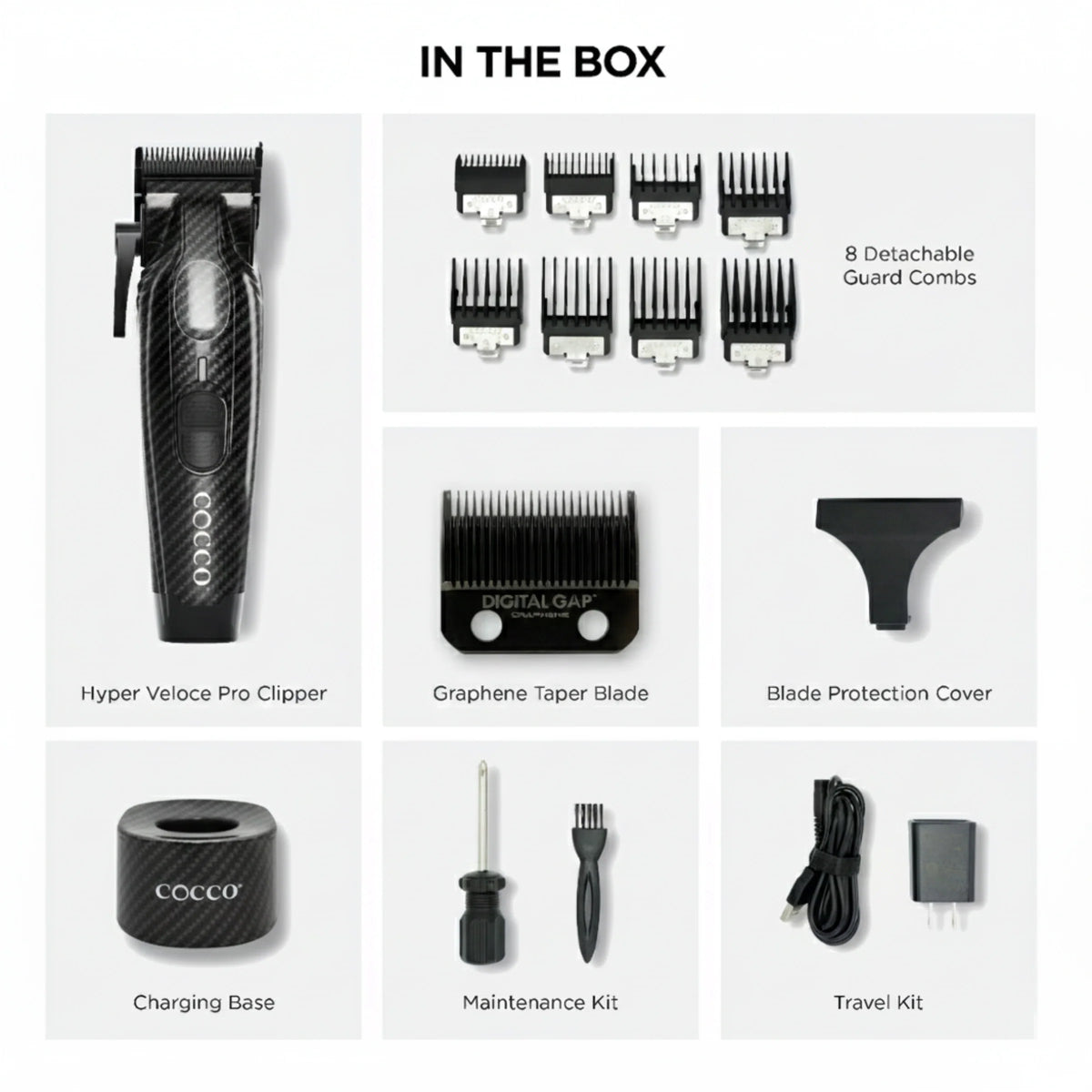COCCO HYPER VELOCE PRO CLIPPER (CARBON FIBER)