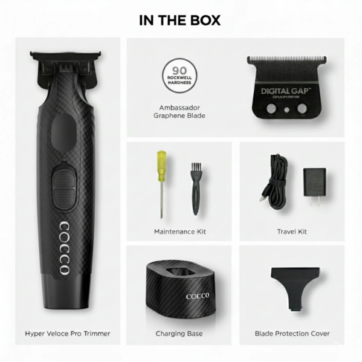 COCCO HYPER VELOCE PRO TRIMMER (CARBON FIBER)