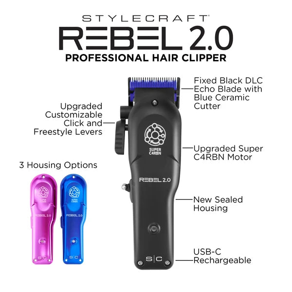 Style Craft REBEL 2.0 PROFESSIONAL HAIR CLIPPER